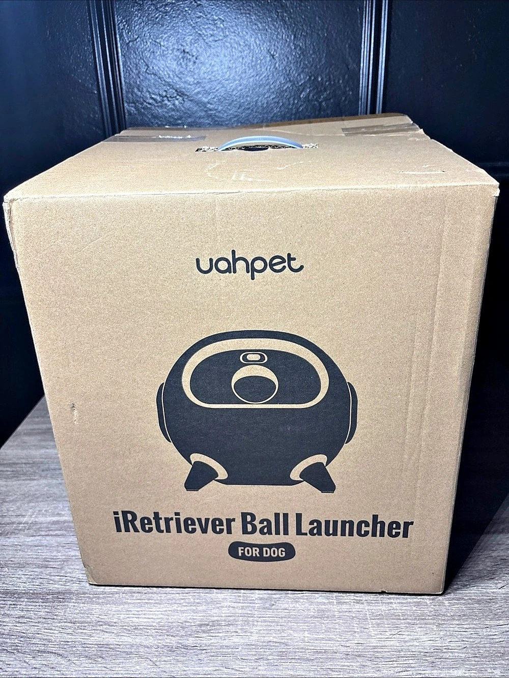 uahpet iRetriever Ball Launcher Automatic Dog Toy White